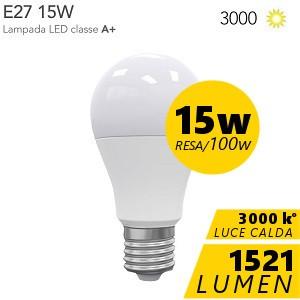 Lampadina led e27 globo 15w 1200lm 4000k