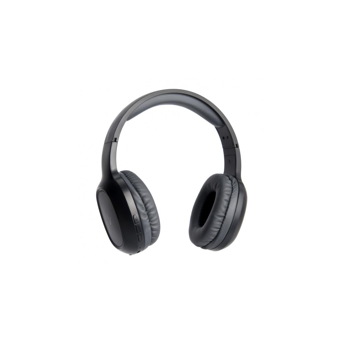 Cuffie Headphones Bluetooth 5.0 Vultech HBT-10K Nere Con Microfono e Controllo Traccia