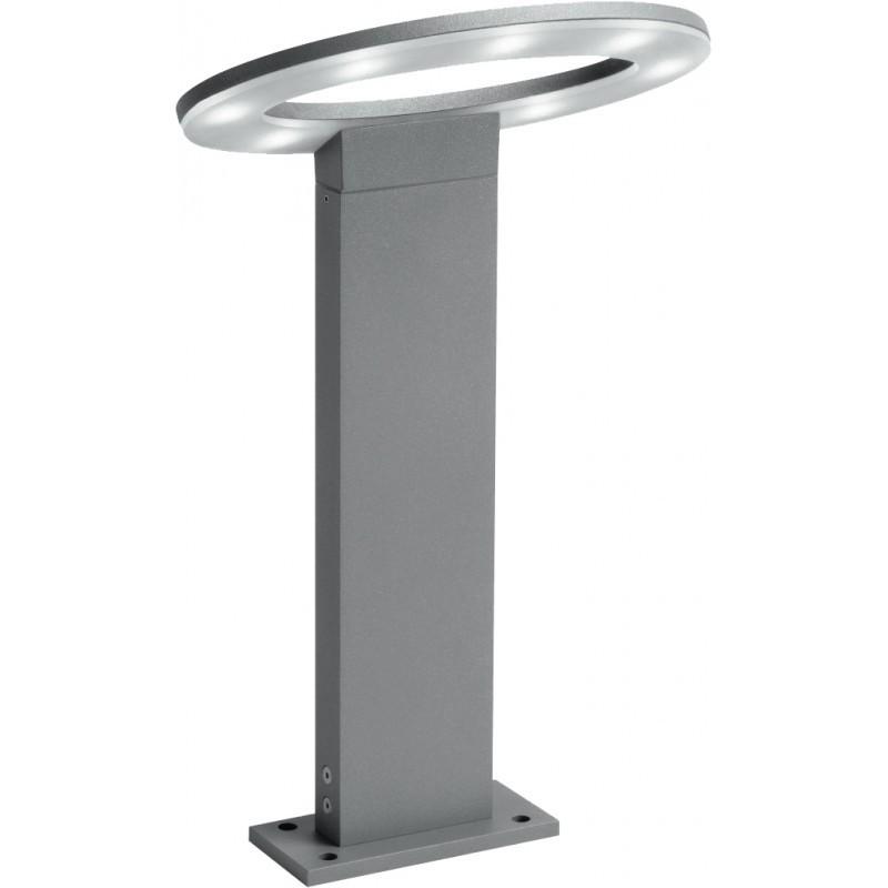Paletto 60cm led eros ip54 7w grigio 630 lumen 3000k driver incluso 600x250x140mm