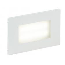 Incasso segnapassi bolt led bianca e nikel 3w 200lm 4000k ip65